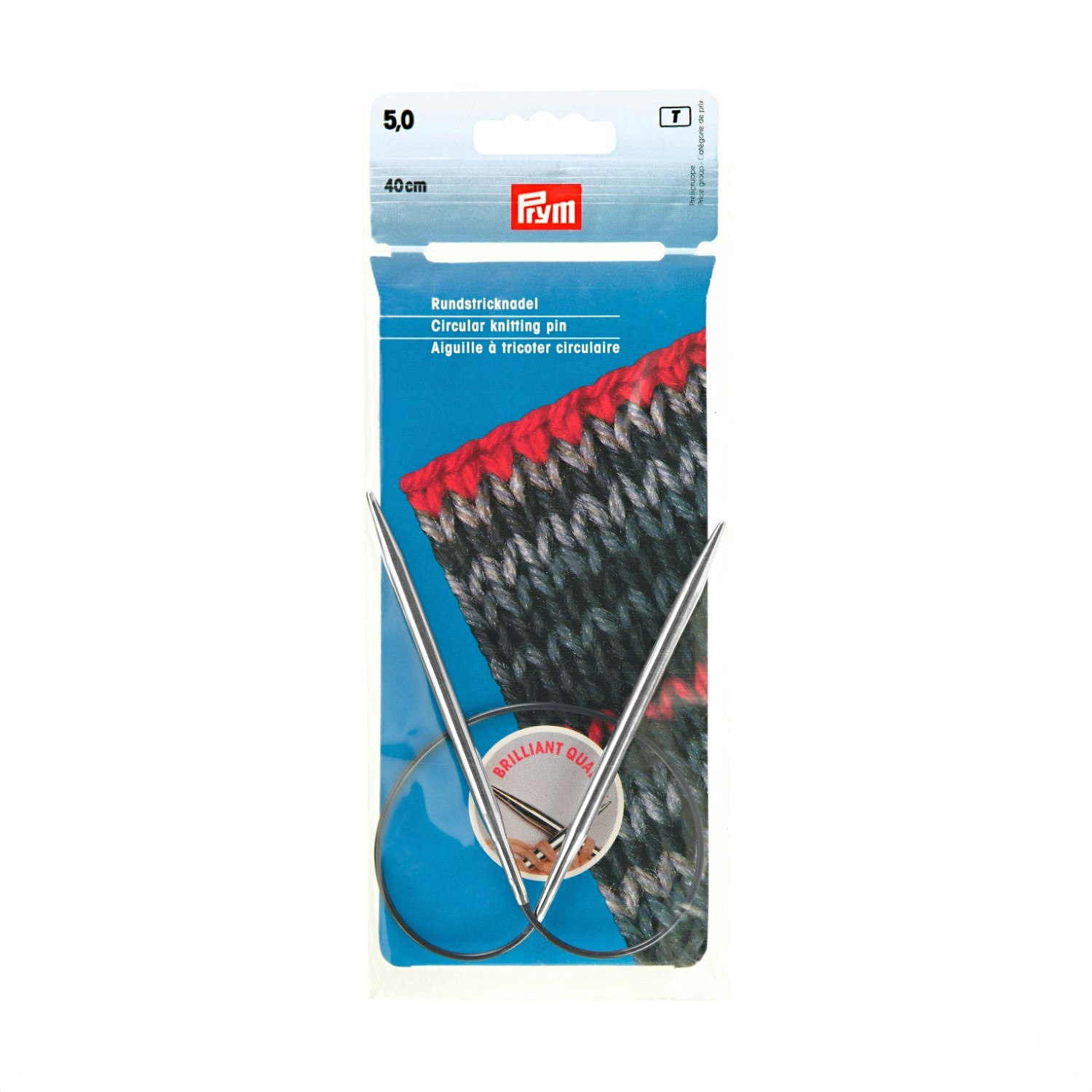 Metall rundstickor 80 cm Prym