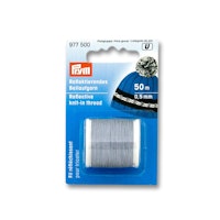 Reflextråd för stickning 50 m Prym 0,5mm