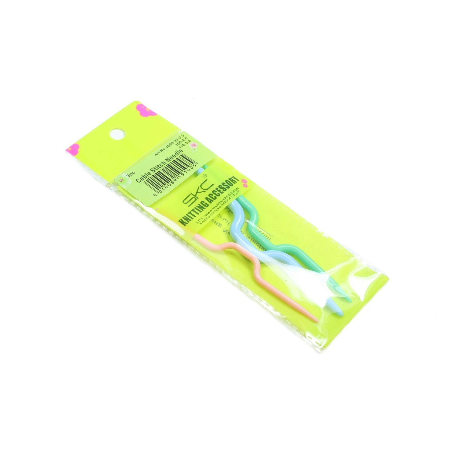 Flätstickor/Hjälpstickor 3st av plast SKC