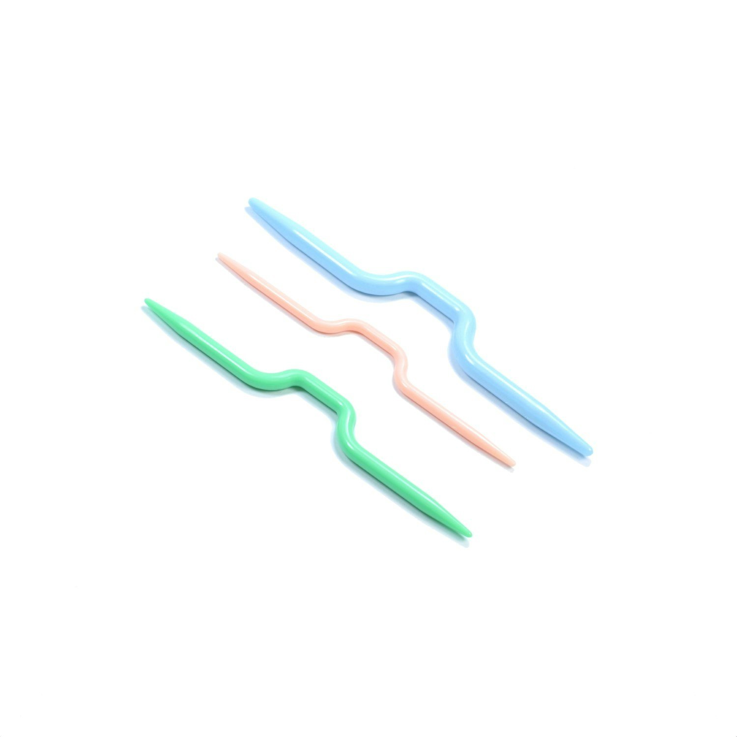 Flätstickor/Hjälpstickor 3st av plast SKC