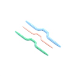 Flätstickor/Hjälpstickor 3st av plast SKC