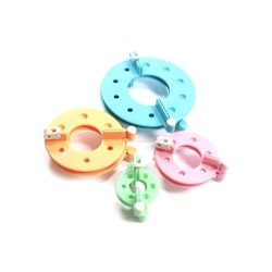 Pompon makers av plast 4pack SKC