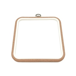Broderiram kvadrat 15x15 cm Flexi Plast