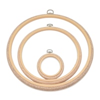 Broderiram Rund Flexi Plast