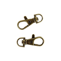 Karbinhake lås 35x10 mm ett par