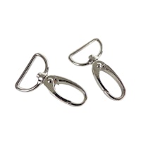 Karbinhake 60x30mm nickel