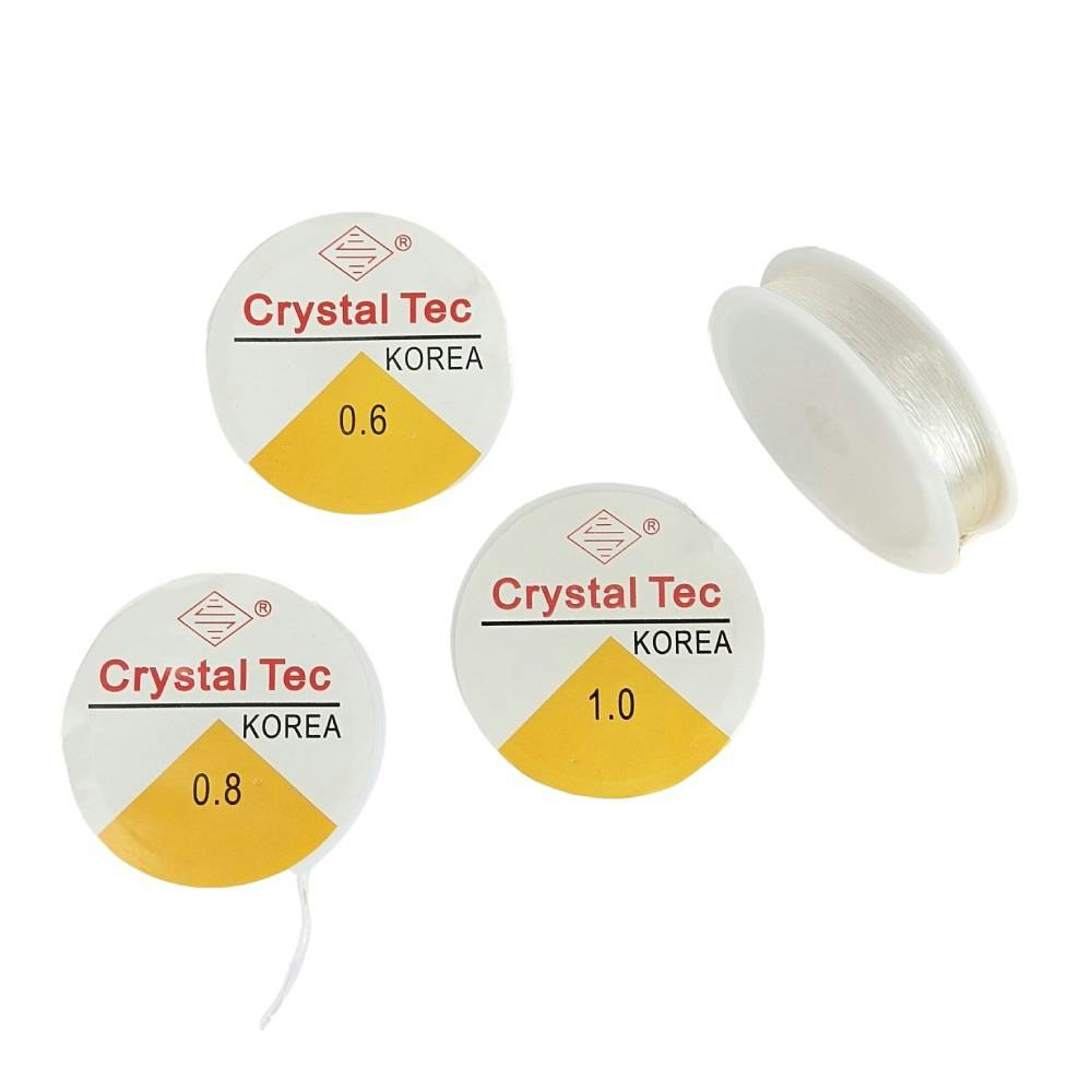 Elastisk tråd 10 m Crystal Tec