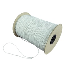Gummilina vit 1 mm x 10 m till pyssel