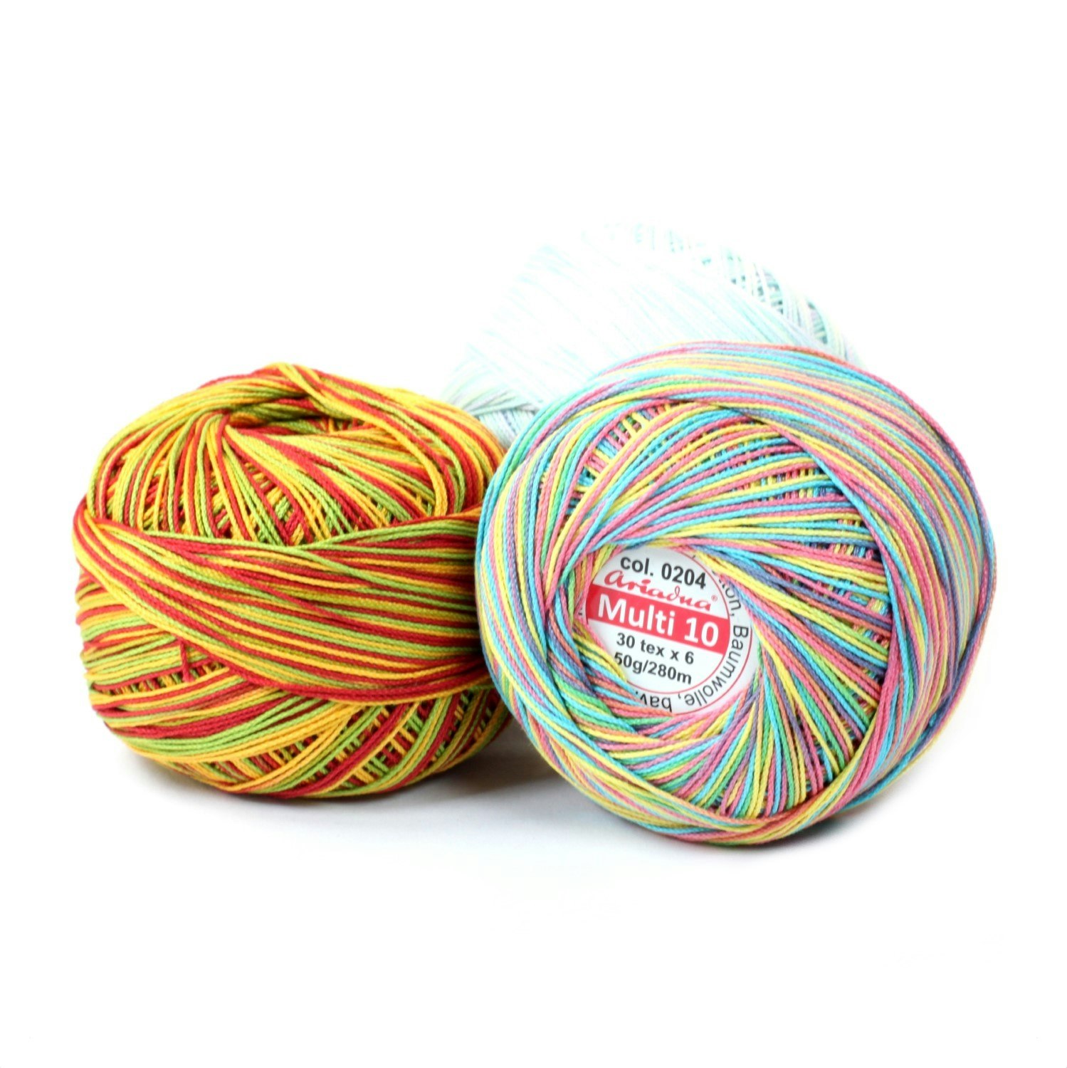 Multi 10 Ariadna merceriserat bomull 50g/280m virkgarn nr 10