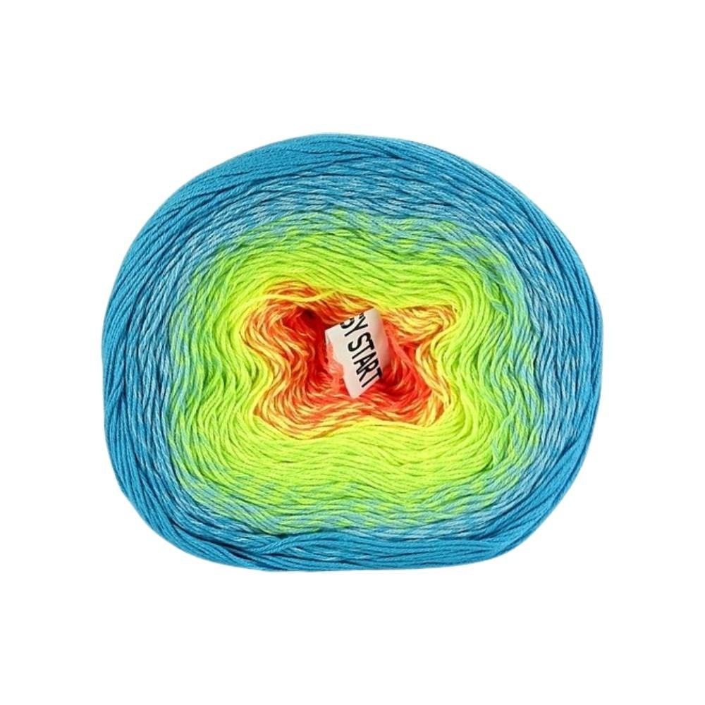 Flowers Vivid YarnArt 250g bomull neon