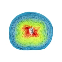 Flowers Vivid YarnArt 250g bomull neon