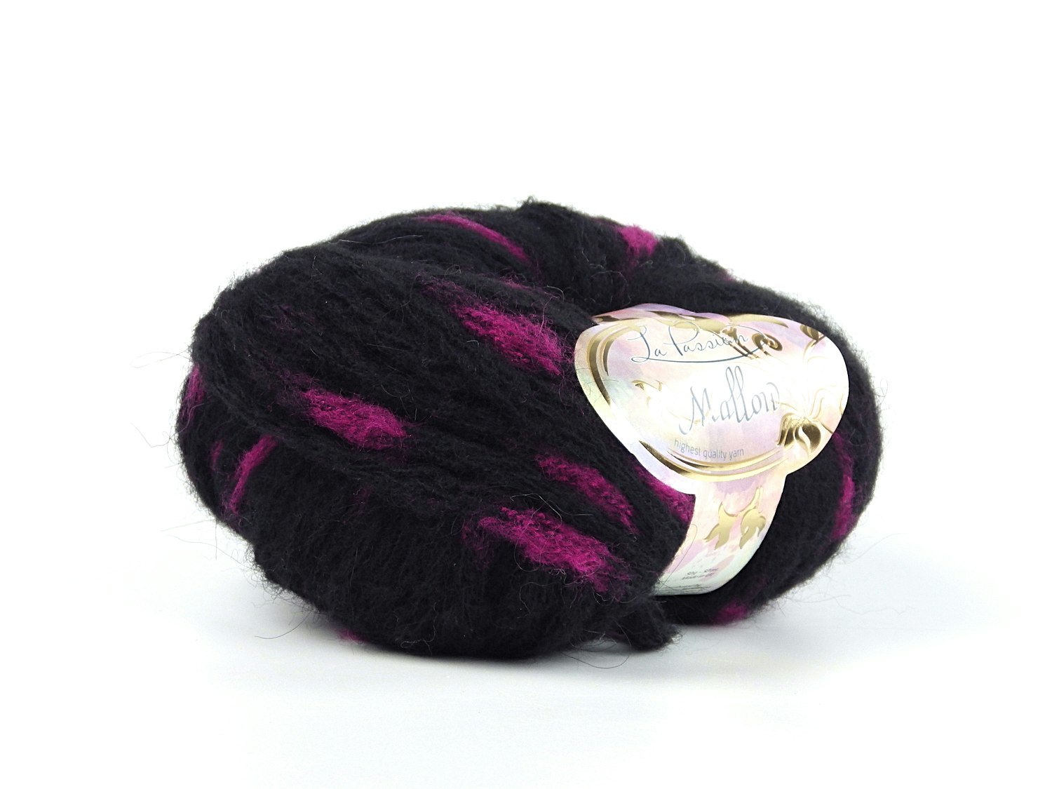 Mallow tjockt garn med mohair La Passion