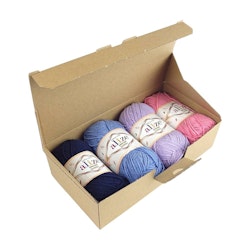 Garnset 4x50g Cotton Gold Hobby