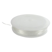 Elastisk tråd 20 m transparent