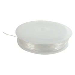 Elastisk tråd 20 m transparent