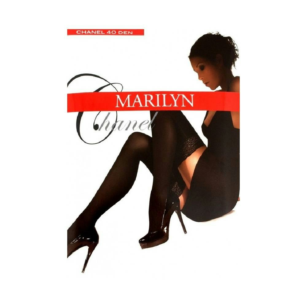 Chanel 40 den Marilyn Stay-Ups 1/2 (S)