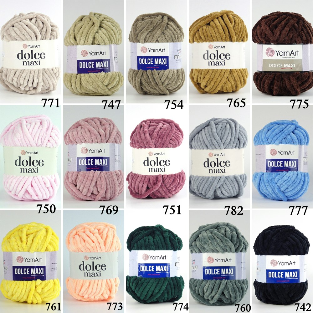 Dolce Maxi YarnArt 200g Tjockt Mjukt