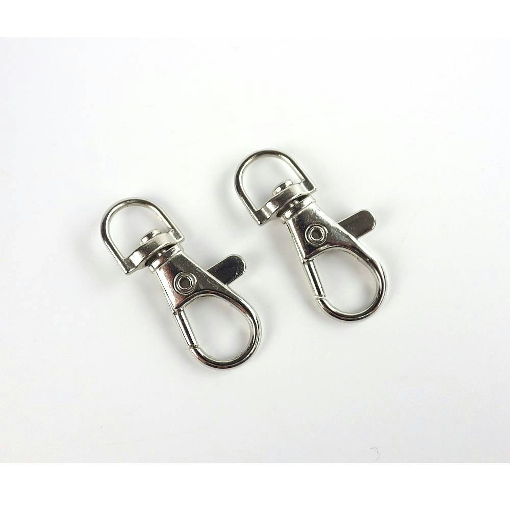 Karbinhake lås 35x10 mm ett par