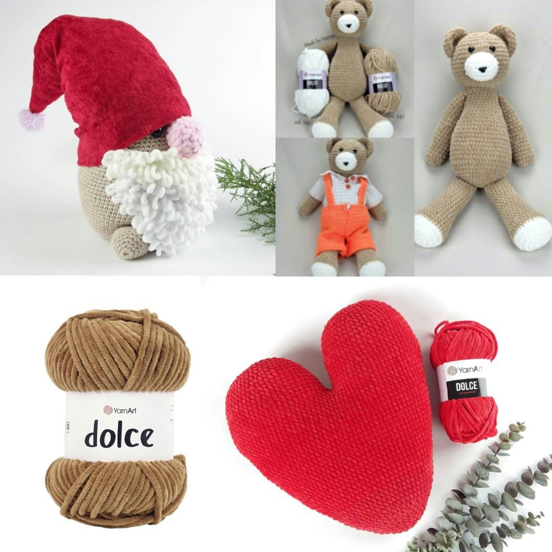 Dolce YarnArt 100g Tjockt Mjukt