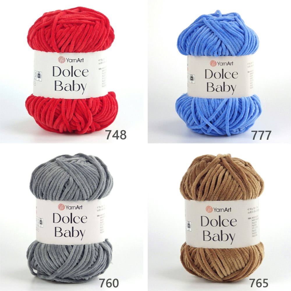 babygarn dolce baby yarnart chenille
