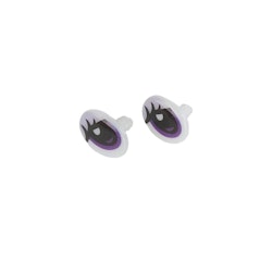 Säkerhetsögon med ögonfransar 17mm