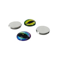 Kattögon av glas 4st 12mm