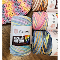 Macrame Cord 3 mm YarnArt 250g
