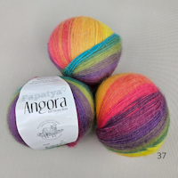 Papatya Angora Batik Kamgarn