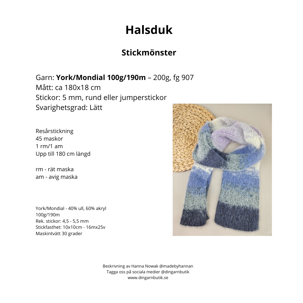 Mönster Halsduk York
