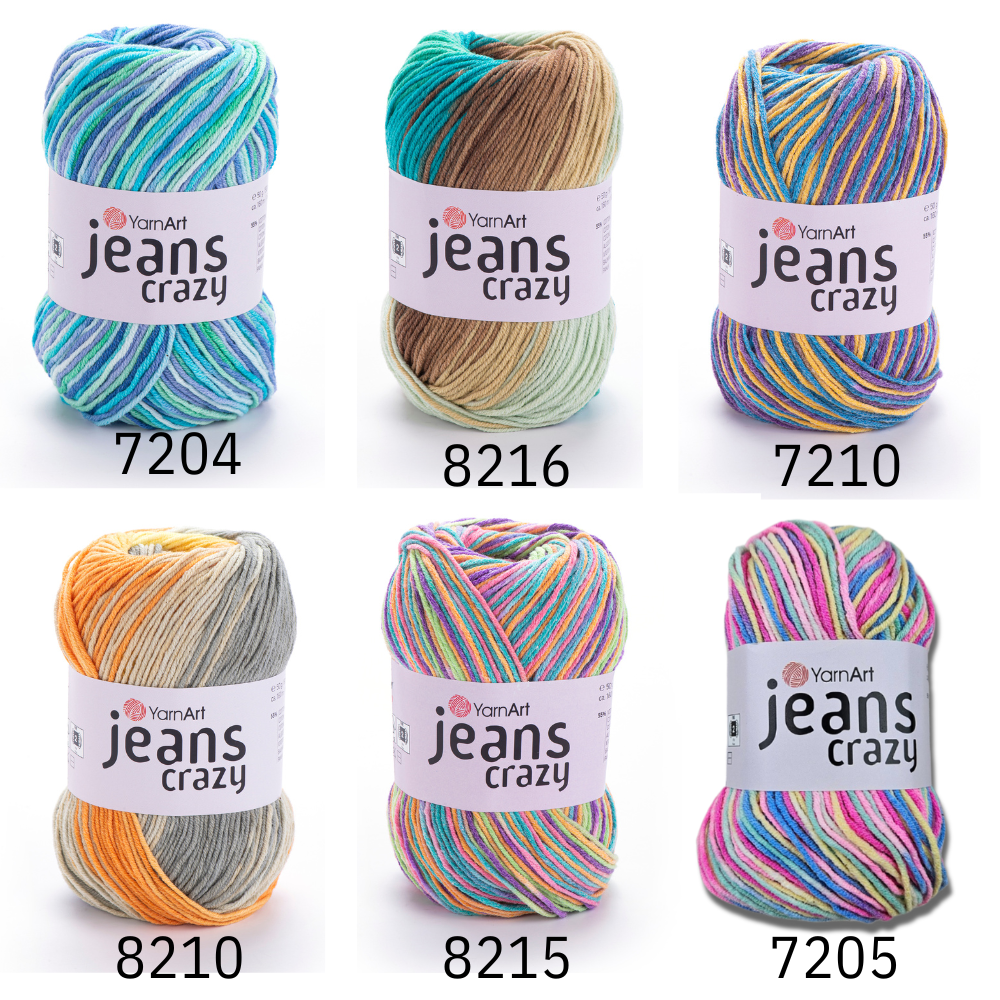 Jeans Crazy bomull YarnArt