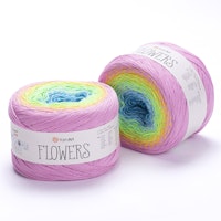 Flowers YarnArt 250g bomull