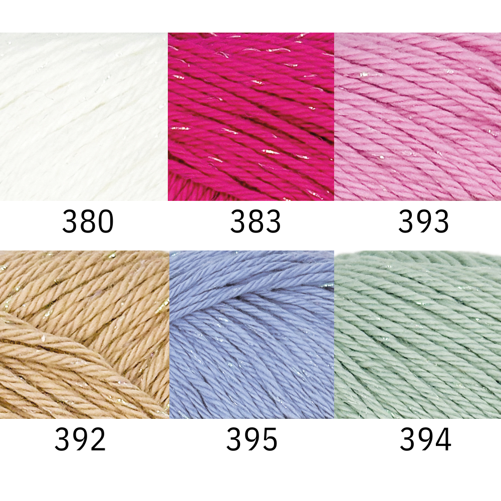 Solare glitter bomull Mondial