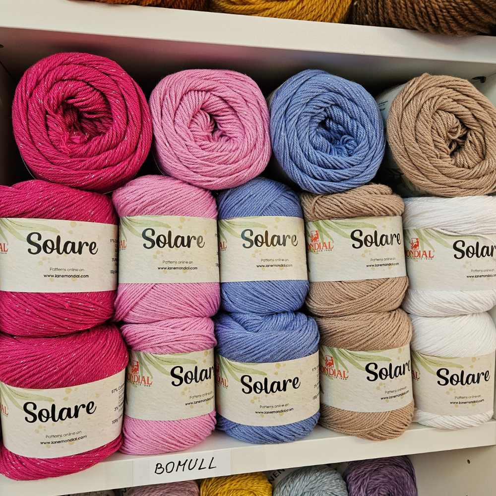 Solare glitter bomull Mondial