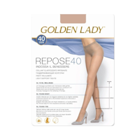 Repose 40 den Golden Lady Plus Size Svart 6/XXL