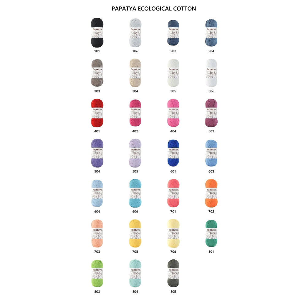 Ecological Cotton Papatya 100g
