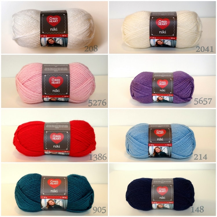Niki Red Heart 50g