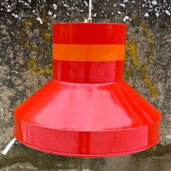 Hinken - Röd retro taklampa