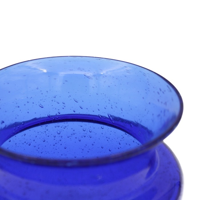 Skål eller glasvas, blå - Erik Höglund, Boda