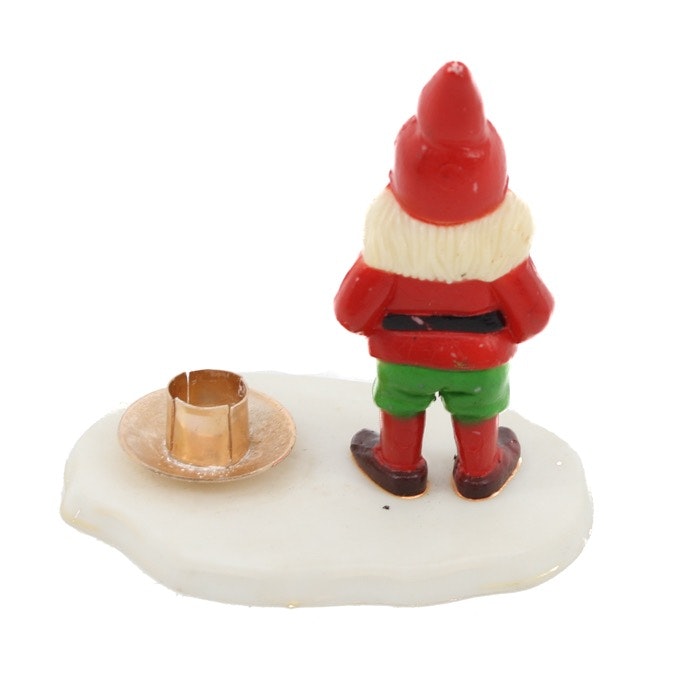 Tomte, ljusstake  - Karen Kjaersgaard