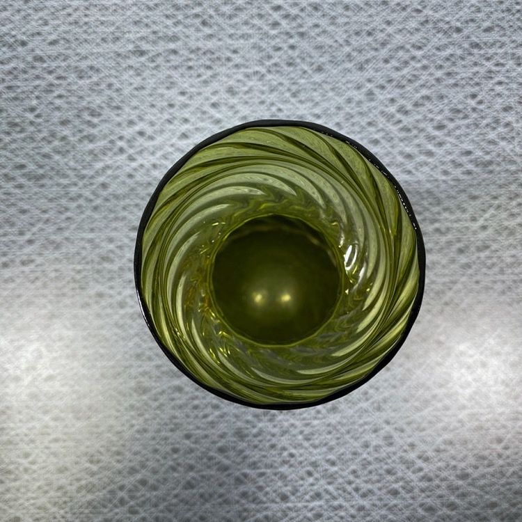 Hyacintvas - grönt glas