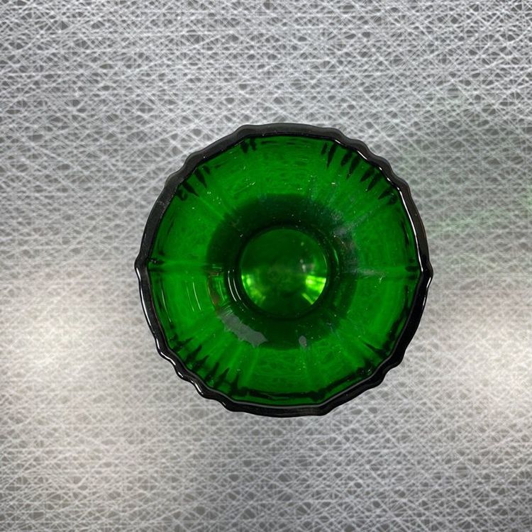 Hyacintvas i grönt glas