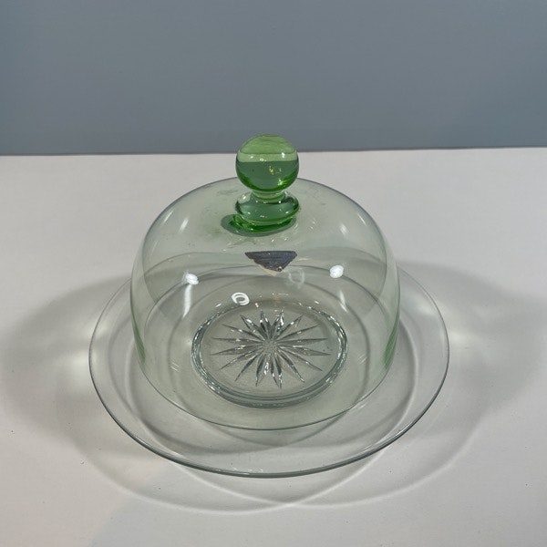 Liten ostkupa - grönt glas, Gullaskruf