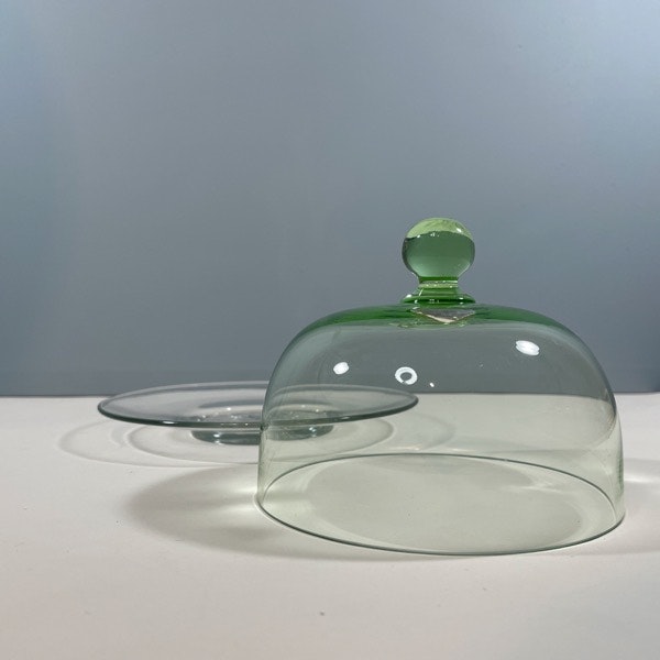 Liten ostkupa - grönt glas, Gullaskruf