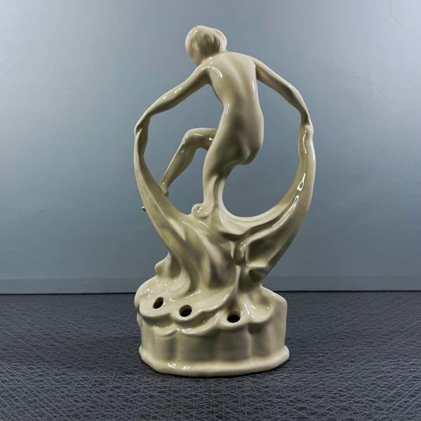 Blomvas / Figurine, vit porslin