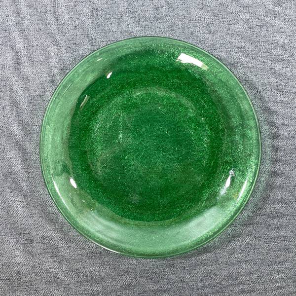 Gröna glasassietter i glas - Arcoroc, Frankrike