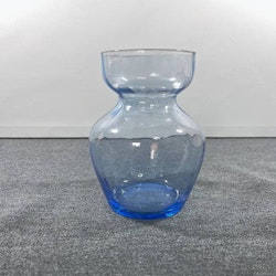 Lökvas - blått handblåst glas