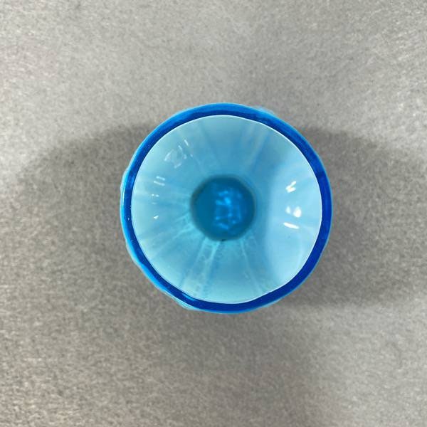 Ljuslyktor/ blomvaser turkos glas