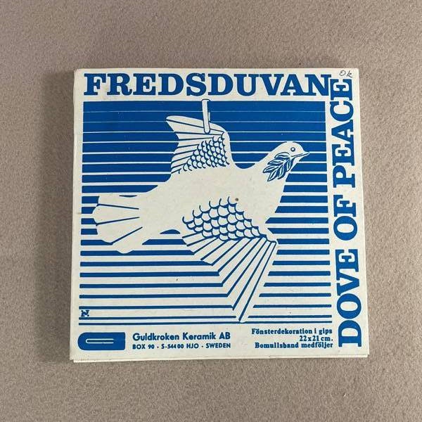 Fredsduva, oanvänd - Guldkroken, Hjo