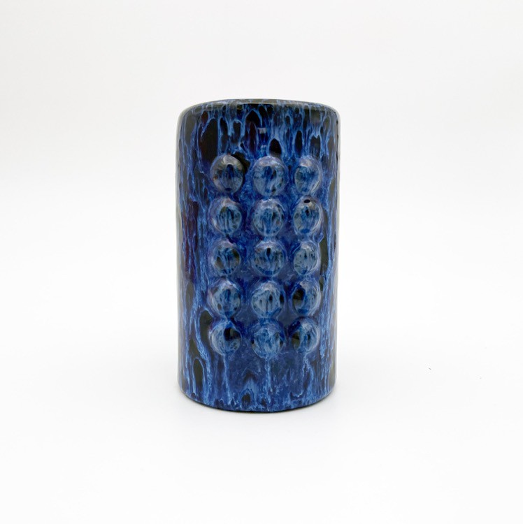 Blå vas i keramik - JIE