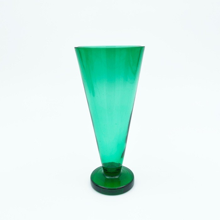 Gröna glaspokaler - Reijmyre glasbruk